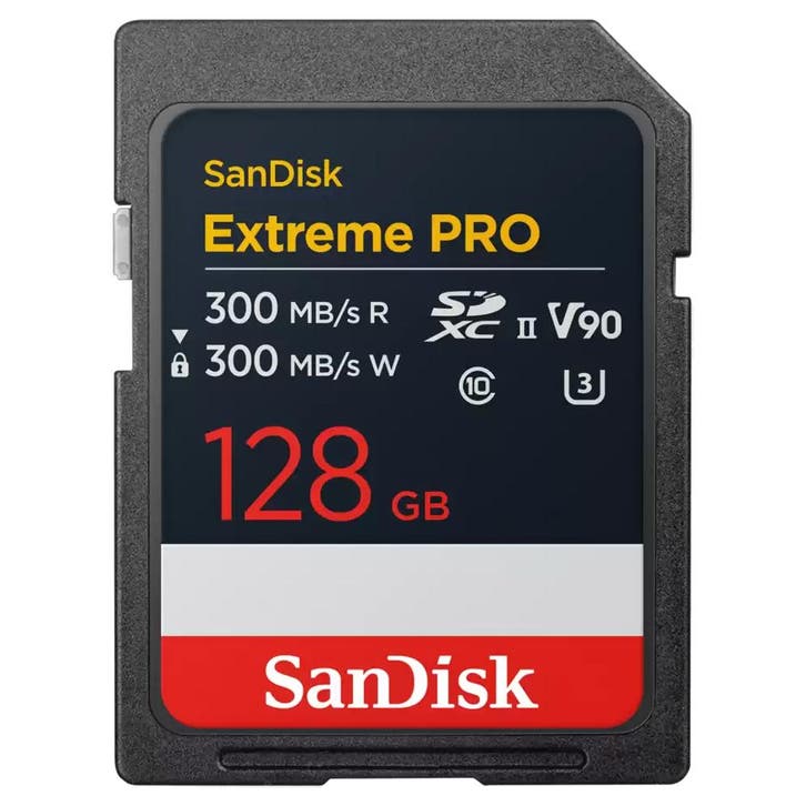 SanDisk SD Extreme Pro 128GB SD UHS-II (V90), Audio, Tv en Foto, Fotografie | Geheugenkaarten, Overige typen, Nieuw, Ophalen of Verzenden
