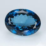 Blauw Topaas - 70.94 ct - International Gemological, Nieuw