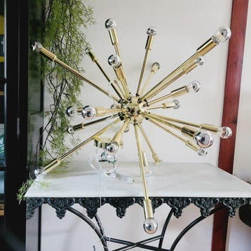 Lamp - Vintage/ Space Age, Sputnik Design, Hanglamp, 24