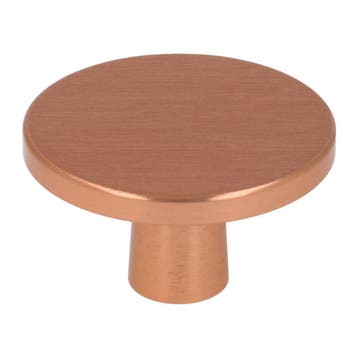 Knop aluminium koper 42 mm, Verzenden, Nieuw
