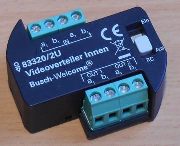 Busch Jaeger 83320/2 U videoverdeler inbouw 8300-0-0042, Verzenden, Nieuw