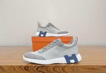 Hermès - Bouncing Gris Tempérance - Sneakers - Maat: EU 42, Nieuw