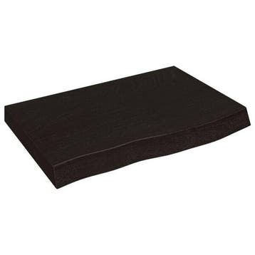 Eiken Plank 60x50cm Donkerbruin | Natuurlijke Rand | 40% Krt, Overige typen, Zo goed als nieuw, Minder dan 25 cm, Minder dan 100 cm