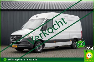 Zakelijke Lease |  Mercedes-Benz Sprinter 315 CDI L2H2 | Aut, Automaat, Stof, Gebruikt, Wit