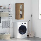 vidaXL Wandkast Artisan Eiken 34,5 x 34 x 90 cm, Huis en Inrichting, Kasten | Buffetkasten, Minder dan 50 cm, Verzenden, Nieuw