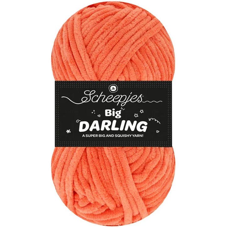 ScheepjesBig Darling- 441 Shrimp - Super Chunky Chenille, Hobby en Vrije tijd, Breien en Haken, Ophalen of Verzenden