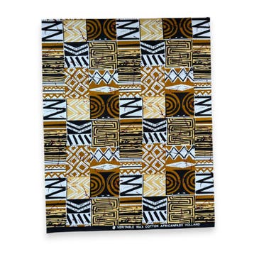 Fat Quarter Afrikaanse Wax Print Stof - FTQ-8735 - Quilt & P, Ophalen of Verzenden, Nieuw