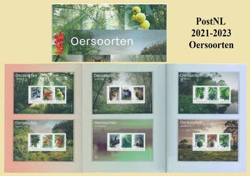Nederland 2021/2023 - Complete collectie Oersoorten -, Postzegels en Munten, Gestempeld