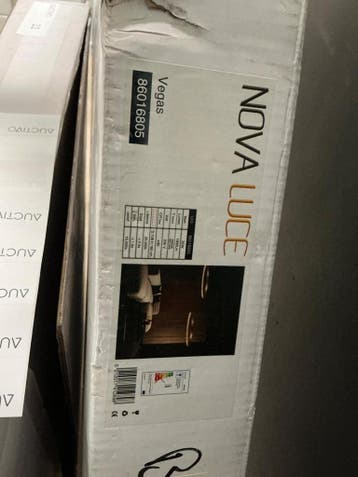 Online veiling: NOVA LUCE, Vegas, LED wandlamp, Nieuw