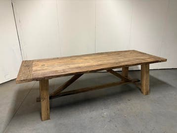 Unieke Oud Eiken Tafels op Maat, Nieuw, Eikenhout, Landelijk, rustiek