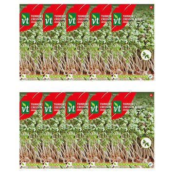 Tuinkers zaad | VT | 10 stuks, Tuin en Terras, Bloembollen en Zaden, Verzenden