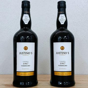 1997 Justinos Colheita Verdelho - Madeira - 2 Flessen (0.75, Nieuw