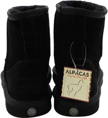 2dekans | Alpacas Footwear dames suède laarzen - 49, Zwart, Zo goed als nieuw, Alpacas, Ophalen of Verzenden