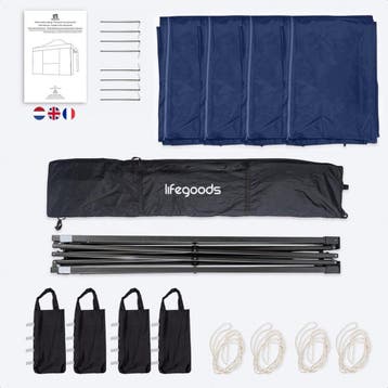 2dekans | LifeGoods Partytent - Paviljoen - EasyUp -, Ophalen of Verzenden, Zo goed als nieuw