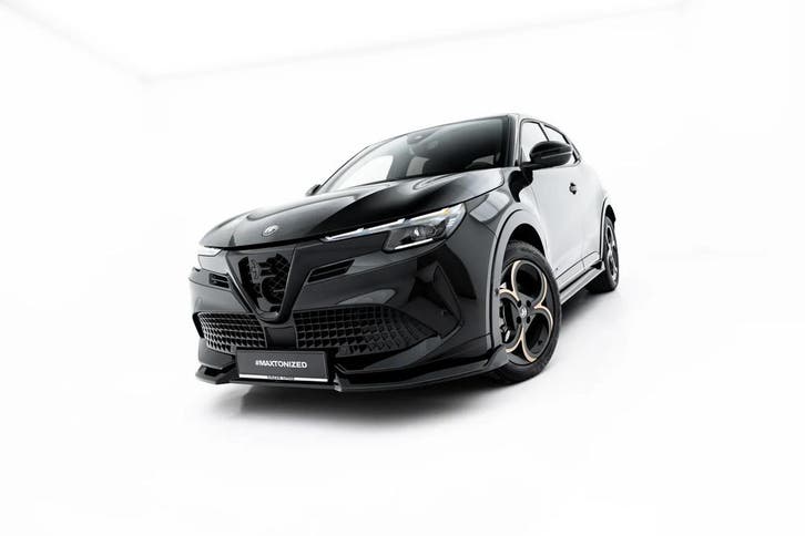 Voorspoiler Alfa Romeo Junior Mk1 Maxton Glans Zwart, Auto-onderdelen, Carrosserie en Plaatwerk, Ophalen of Verzenden