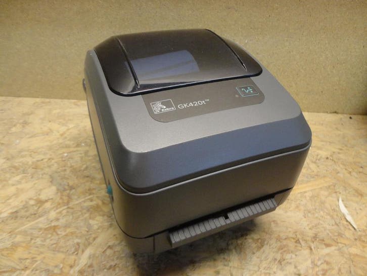 Zebra GK420T Thermisch Etiket Label Printer - Netwerk US..., Computers en Software, Printers, Gebruikt