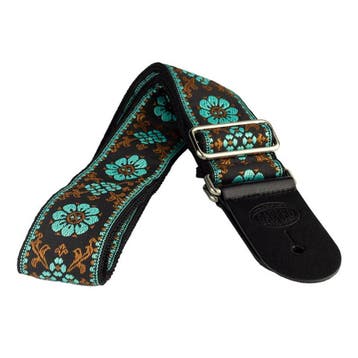 Gaucho GST-195-03 gitaarband, 2” jacquard weefsel, leren, Ophalen of Verzenden, Nieuw