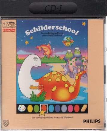 Philips CD-i / CDi Schilderschool, Verzenden, Zo goed als nieuw