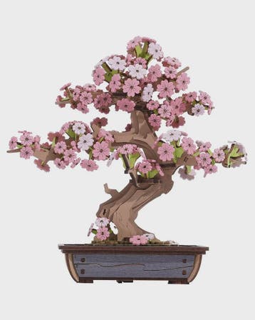 ROBOTIME 3D Houten Puzzel: Bouw je Eigen Accordeon of Sakura, Verzenden, Nieuw