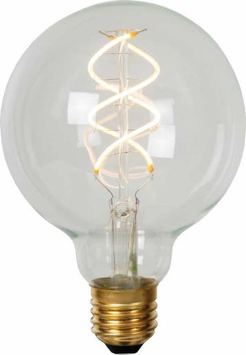 Lucide G95 Filament lamp - Ø 9,5 cm - LED Dimbaar - E27 -, Ophalen of Verzenden, Zo goed als nieuw