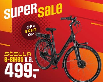 WAANZIN!  Stella e-bike nu al va 499, MÉT GARANTIE! OP=OP!, Ophalen, Zo goed als nieuw, Versnellingen