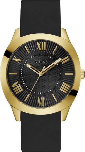 Guess Horloge Goud Zwart GW0728G2 (Horloges, Mode), Verzenden, Nieuw