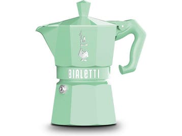Bialetti Moka Exclusive - Moka Express - 6 kopjes - Groen, Verzenden, Zo goed als nieuw