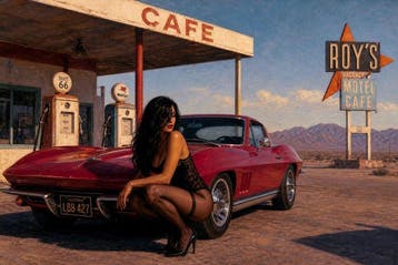 Le Yack - Bagdad Café - Hand signed