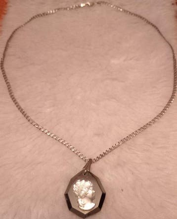 Zonder minimumprijs - Ketting met hanger Zilver - 50.00ct., Sieraden, Tassen en Uiterlijk, Antieke sieraden