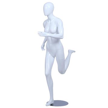 Sport Faceless etalagepop dame glossy wit ZJFS01