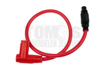Bougiekabel 9mm Racing met bougiedop en verloop rood, Ophalen of Verzenden, Nieuw, ELEC
