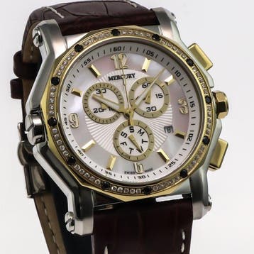 Mercury - Swiss Made Chronograph Watch - ME1070-SGL-S-7 -, Nieuw