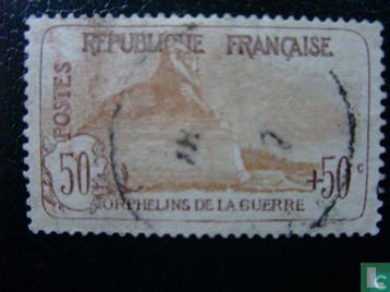 Frankrijk - Oorlogswezen - 1917, Verzenden, Gestempeld