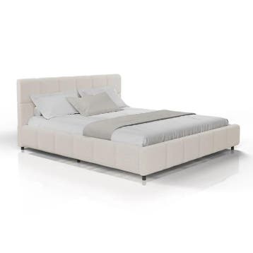 Gestoffeerd Bed Florence - 180x200cm - Beige, Verzenden, Nieuw