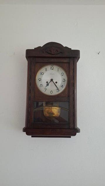 Regulateur wandklok - - Eik - 1930-1940 - Bimbammer