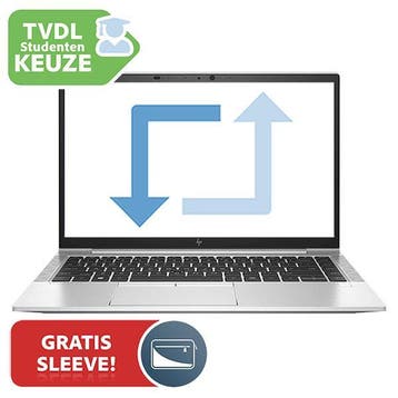 HP Elitebook 845 G8 Ryzen 5 5650U | 256GB | 16GB | 14 | W11P, Met videokaart, Qwerty, 256GB, Refurbished