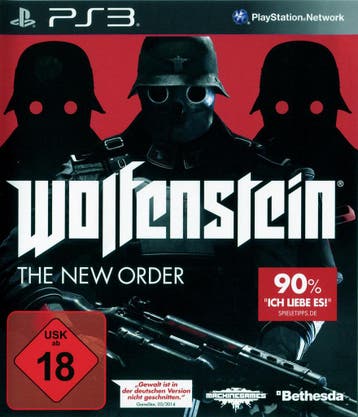 Playstation 3 Wolfenstein: The New Order, Verzenden, Zo goed als nieuw