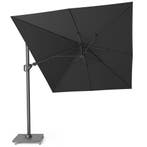 Challenger T2 premium zweefparasol 350x260 cm faded black, Tuin en Terras, Parasols, Ophalen of Verzenden, Nieuw