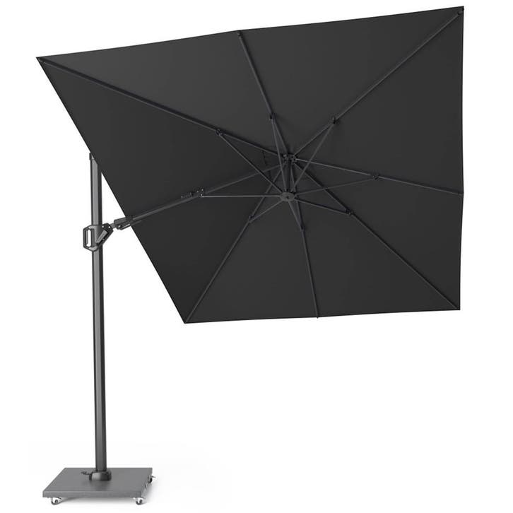 Challenger T2 premium zweefparasol 350x260 cm faded black, Tuin en Terras, Parasols, Nieuw, Ophalen of Verzenden