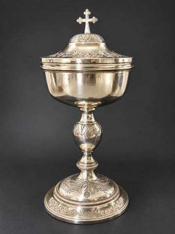 Ciborium - .950 zilver - 1800-1850 - Martial Dejean