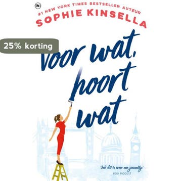 Voor wat, hoort wat 9789044355772 Sophie Kinsella, Verzenden, Zo goed als nieuw, Sophie Kinsella