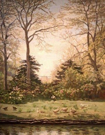 S. Vermehren (XX) - Vista dos Jardins de Frederiksberg num
