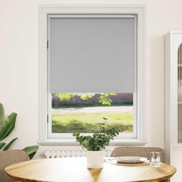 vidaXL Rolgordijn verduisterend 124,4 x 175 cm stofbreedte, Verzenden, Nieuw, Grijs