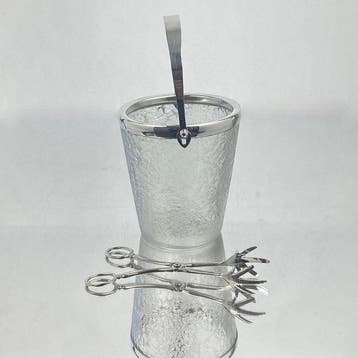 Ijsemmer (2) - Crackle Crystal - Verzilverd, Kristal -