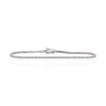 Tennis armband - 18 karaat Witgoud - 1.61ct. tw. Diamant