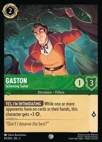 [83/204][S2] - GASTON - Scheming Suitor ENG FOIL [M/NM], Verzenden, Nieuw