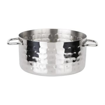 Gehamerde mini braadpan van RVS | 460ml | 10(Ø)x6(H)cm, Verzenden
