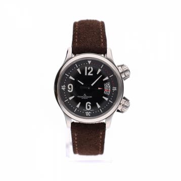 Jaeger LeCoultre Master Compressor 36mm 148.8.60; Automat..., Overige merken, Leer, Polshorloge, Ophalen of Verzenden