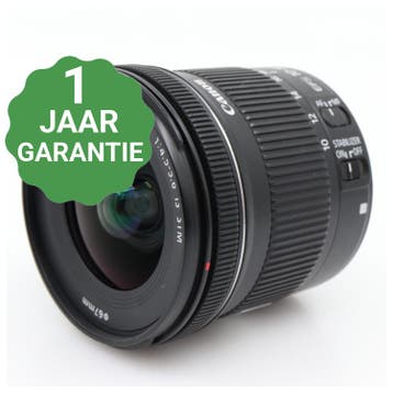10% korting | Canon EF-S 10-18mm f/4.5-5.6 IS STM, Audio, Tv en Foto, Verzenden, Gebruikt