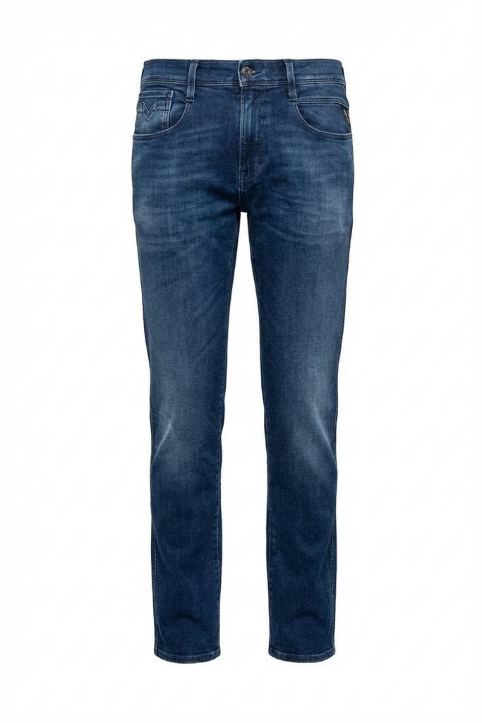 Replay Broek in maat 34 Blauw, Kleding | Heren, Truien en Vesten, Blauw, Zo goed als nieuw, Verzenden